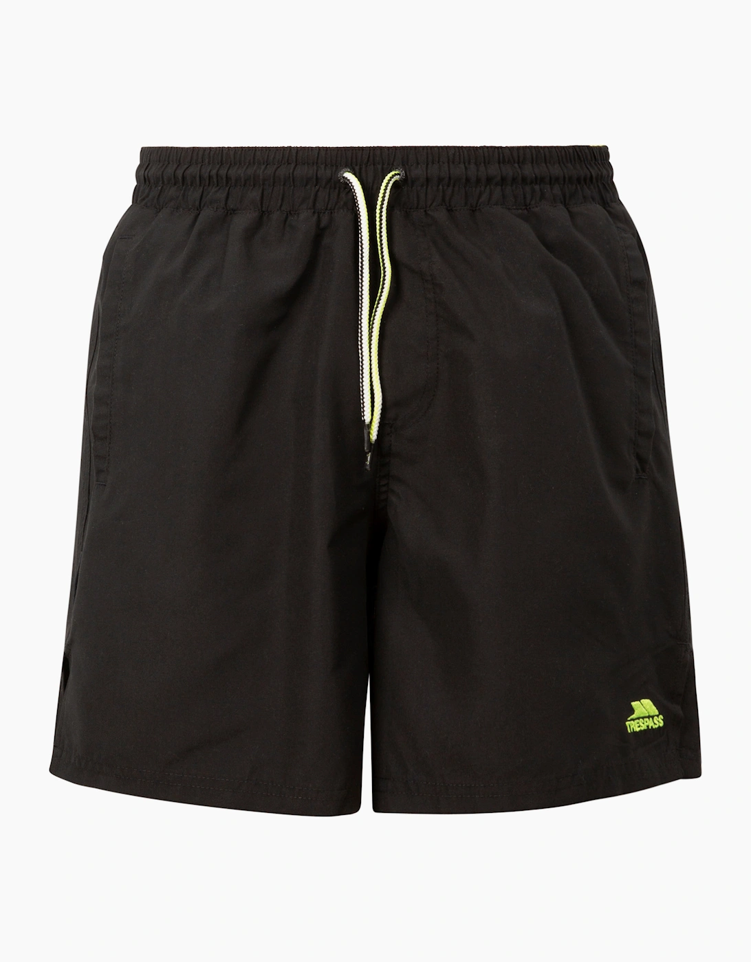 Trespass Men's Black Granvin Swim Shorts - Size: 35/34/32