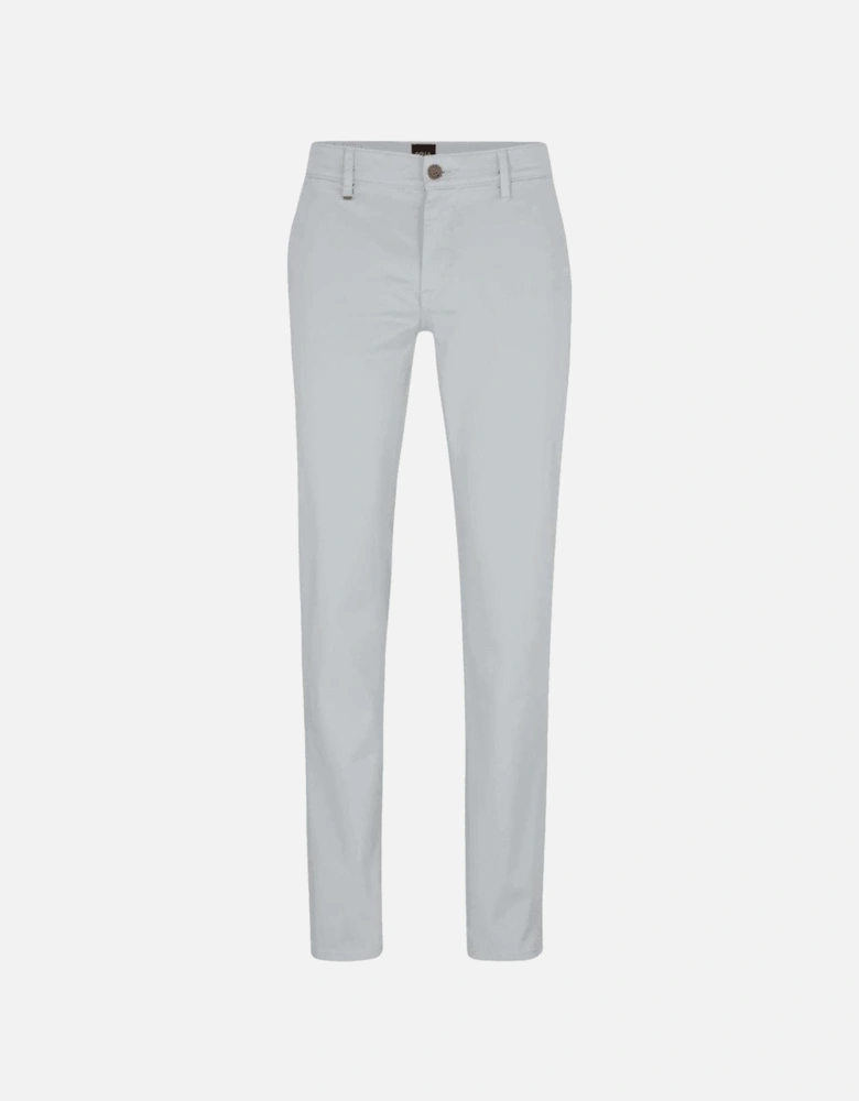 Schino Cotton Slim Fit Grey Chino Trousers