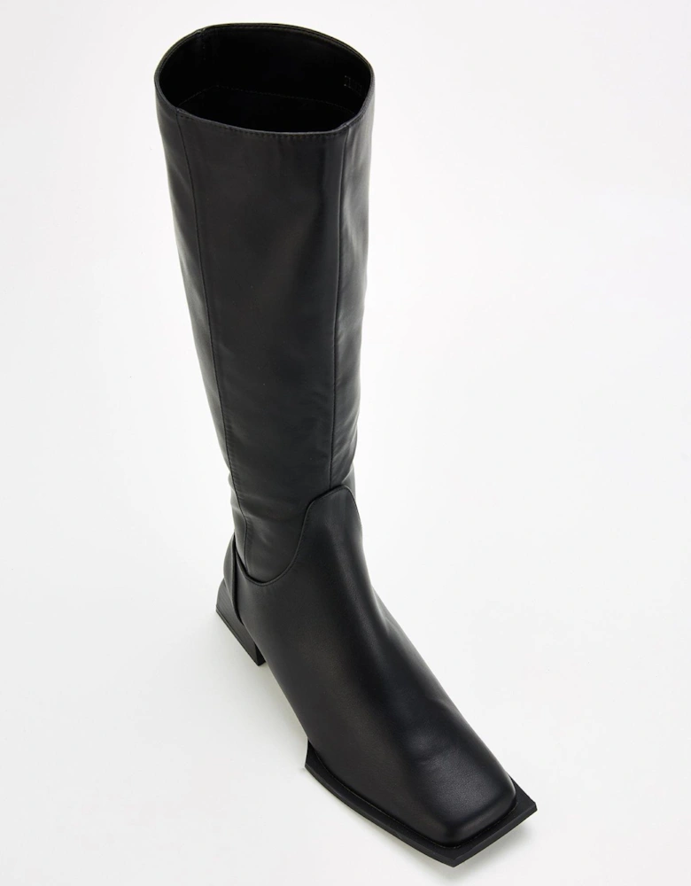 Elixir Knee High Boots - Black