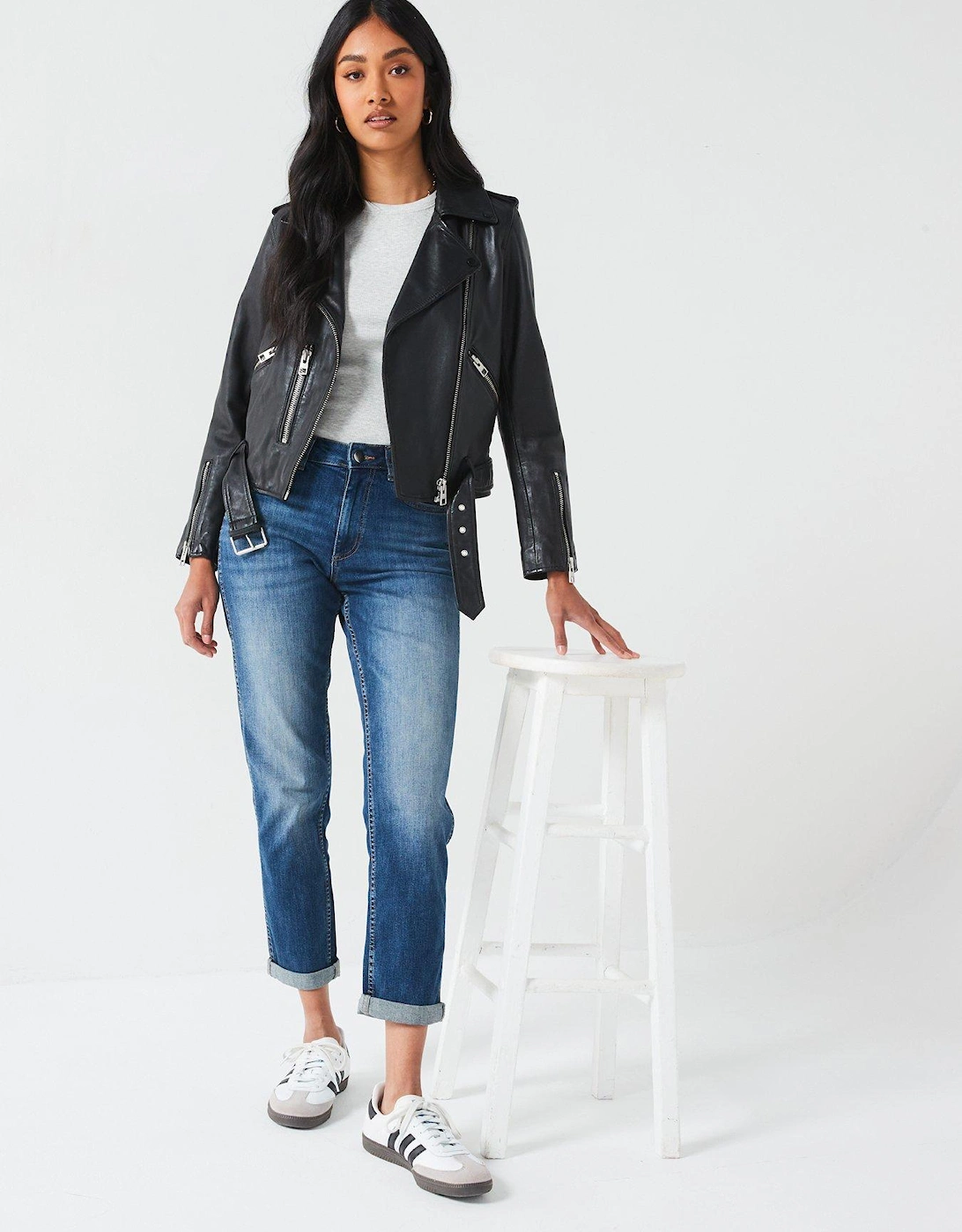 Taylor Boyfriend Jeans - Midi Wash
