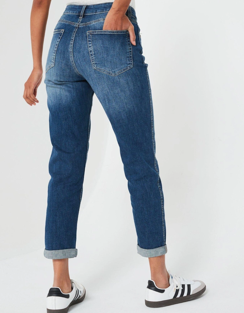 Taylor Boyfriend Jeans - Midi Wash