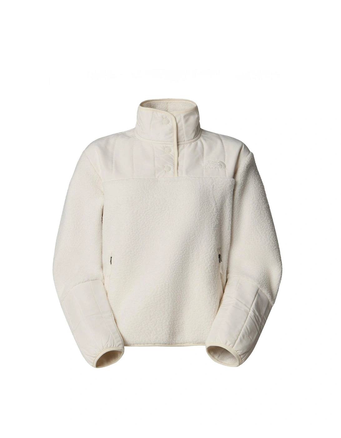 Womens Cragmont Fleece 1/4 Snap - White