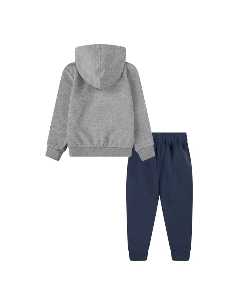 Younger Boys Dissected Chuck Patch Fleece Hoodie & Jogger Set - Navy