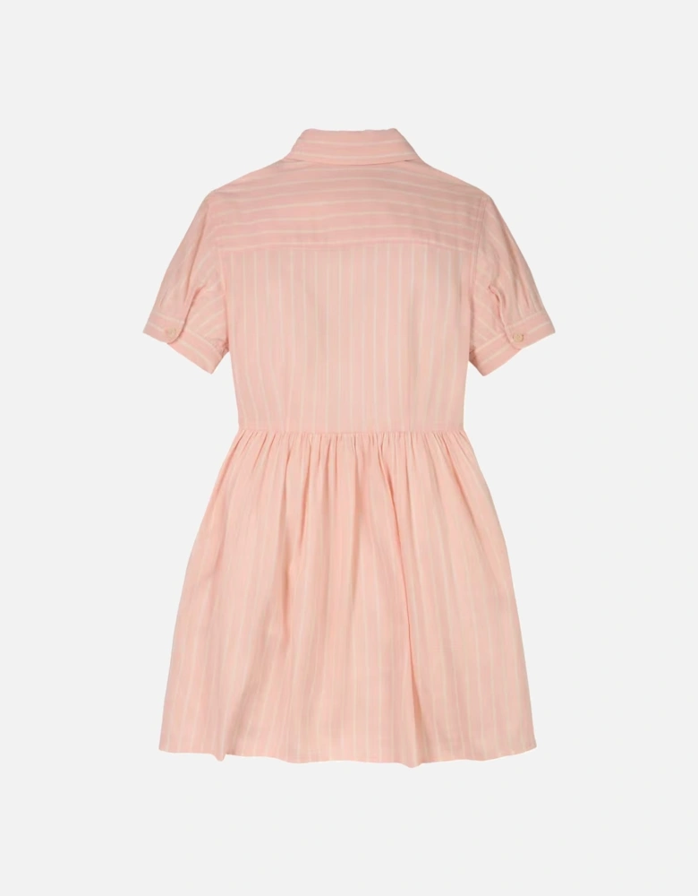 PINK STRIPED DRESS 8579