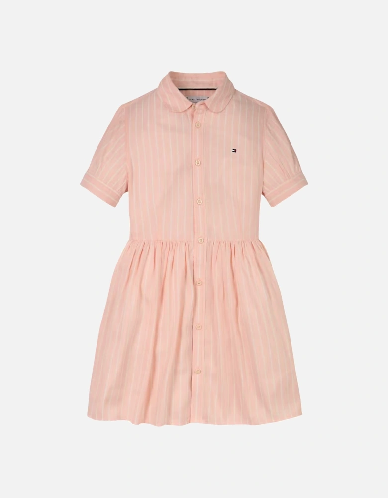 PINK STRIPED DRESS 8579