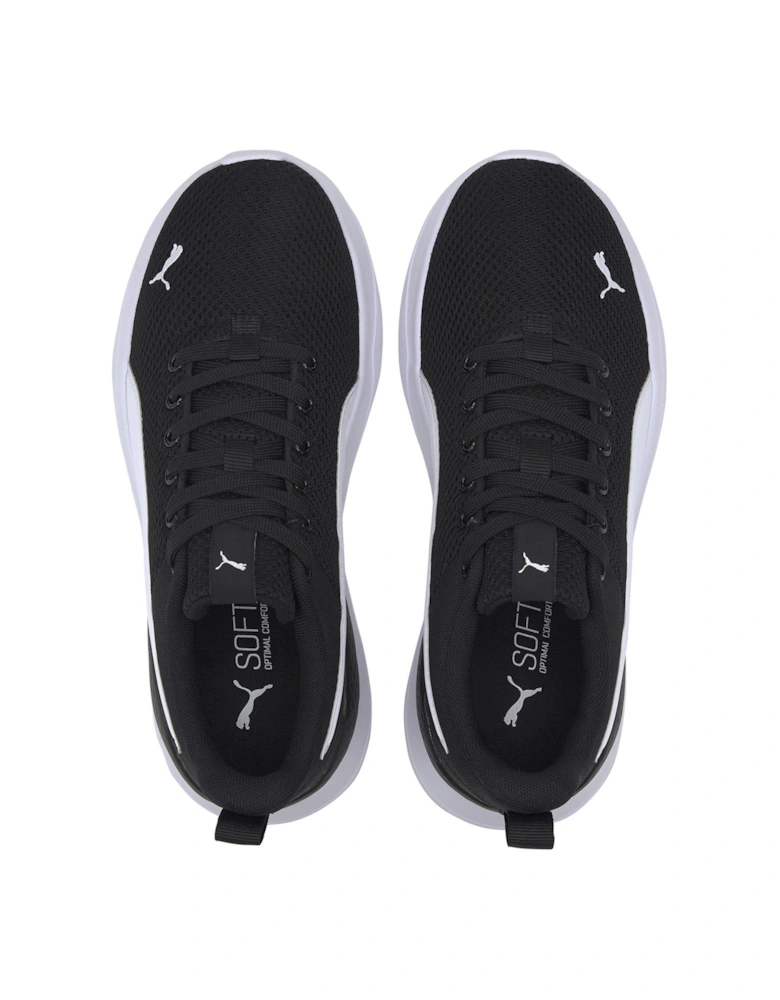 Junior Unisex Anzarun Lite Trainers - Black/White