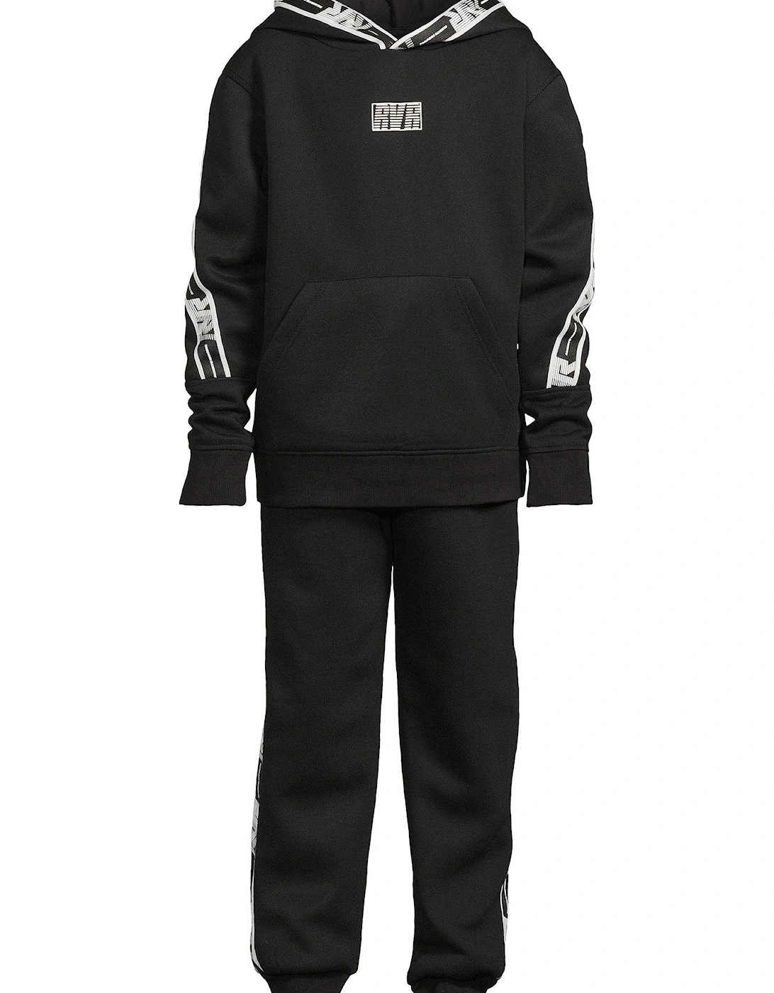 Boys Rvr Taped Hoodie And Jogger Set - Black