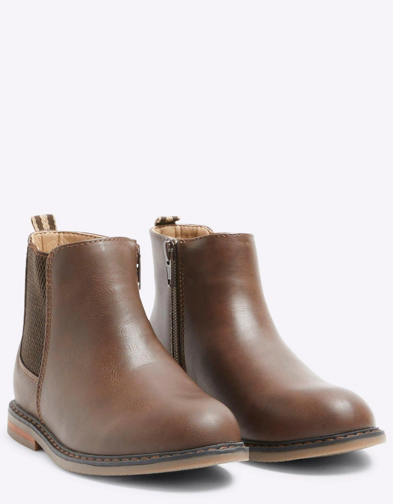 Boys Chelsea Boot - Brown