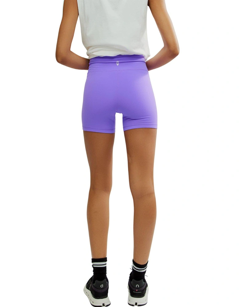 Women's Movement Never Better Bike Shorts - Purple