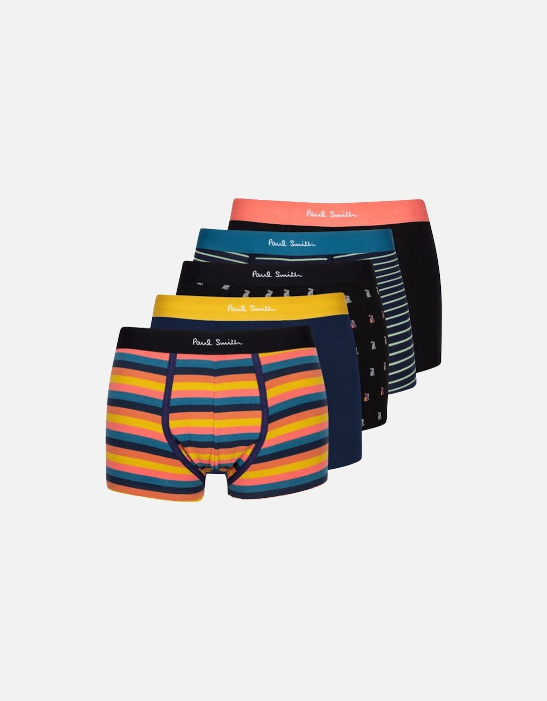 5-pack Men's Trunk - Stripe Mix, Multi, 5 of 4