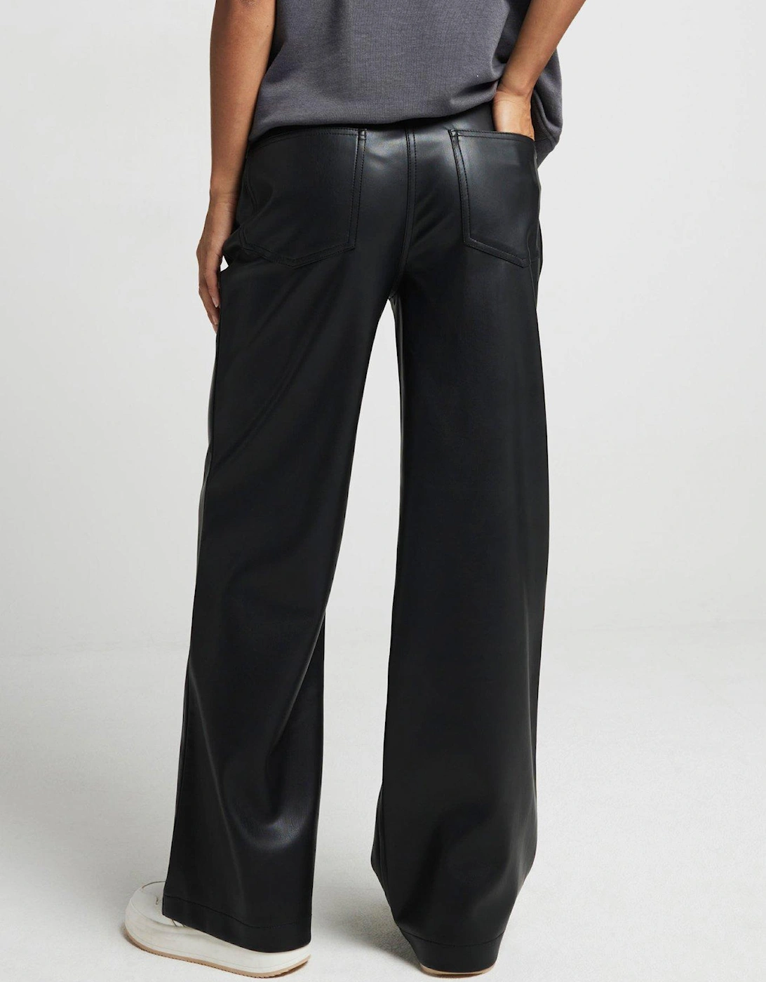 Straight Leg Trouser - Black