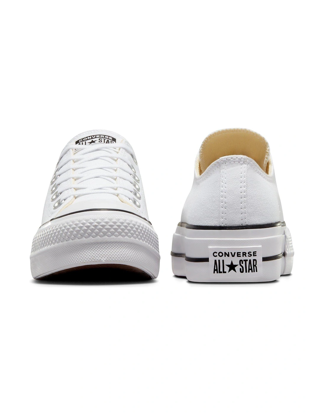 Womens Lift Ox Trainers - White/Black