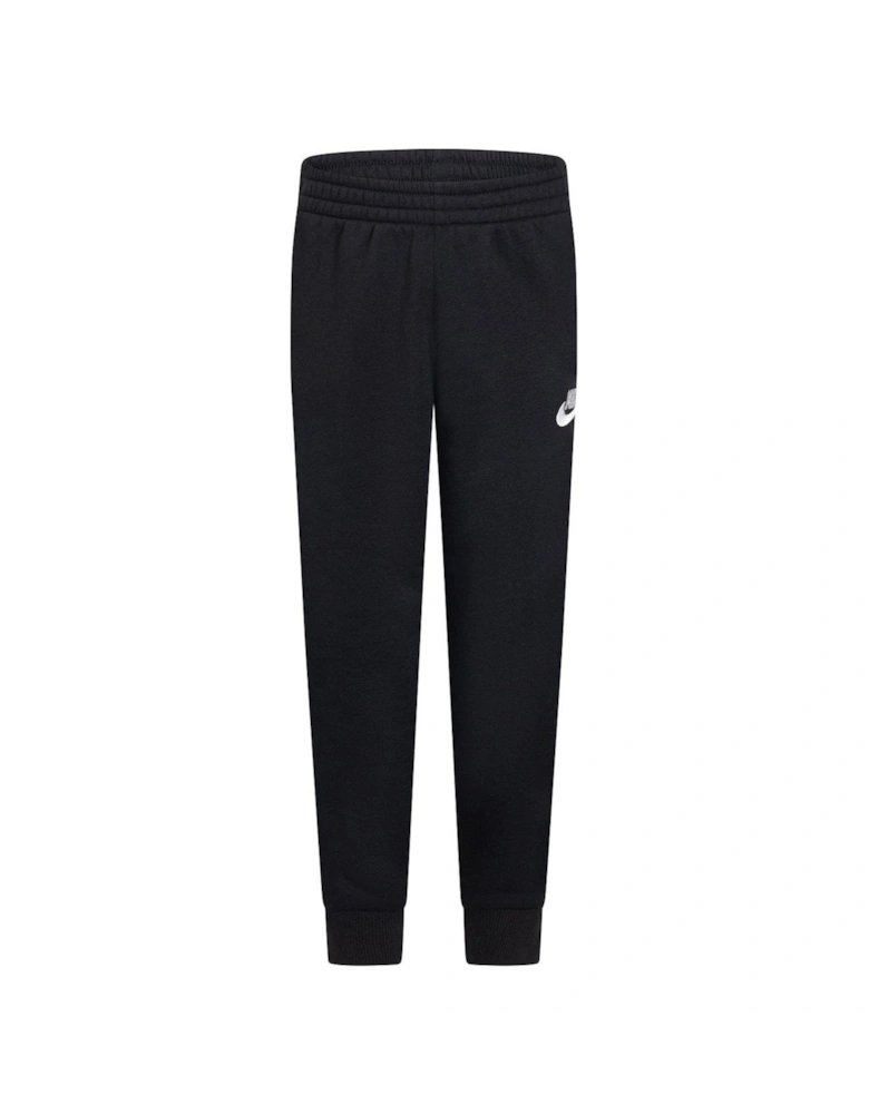 Younger Unisex Sportswear Club Fleece Low Brand Read Jogger - Black