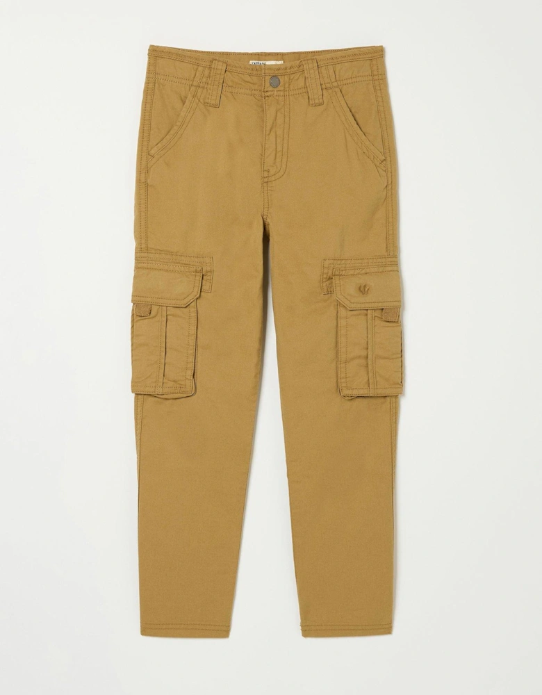 Boys Lulworth Cargo Trouser - Dark Stone