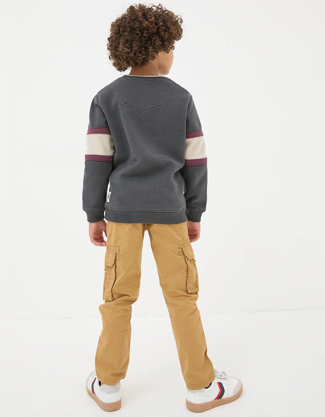 Boys Lulworth Cargo Trouser - Dark Stone