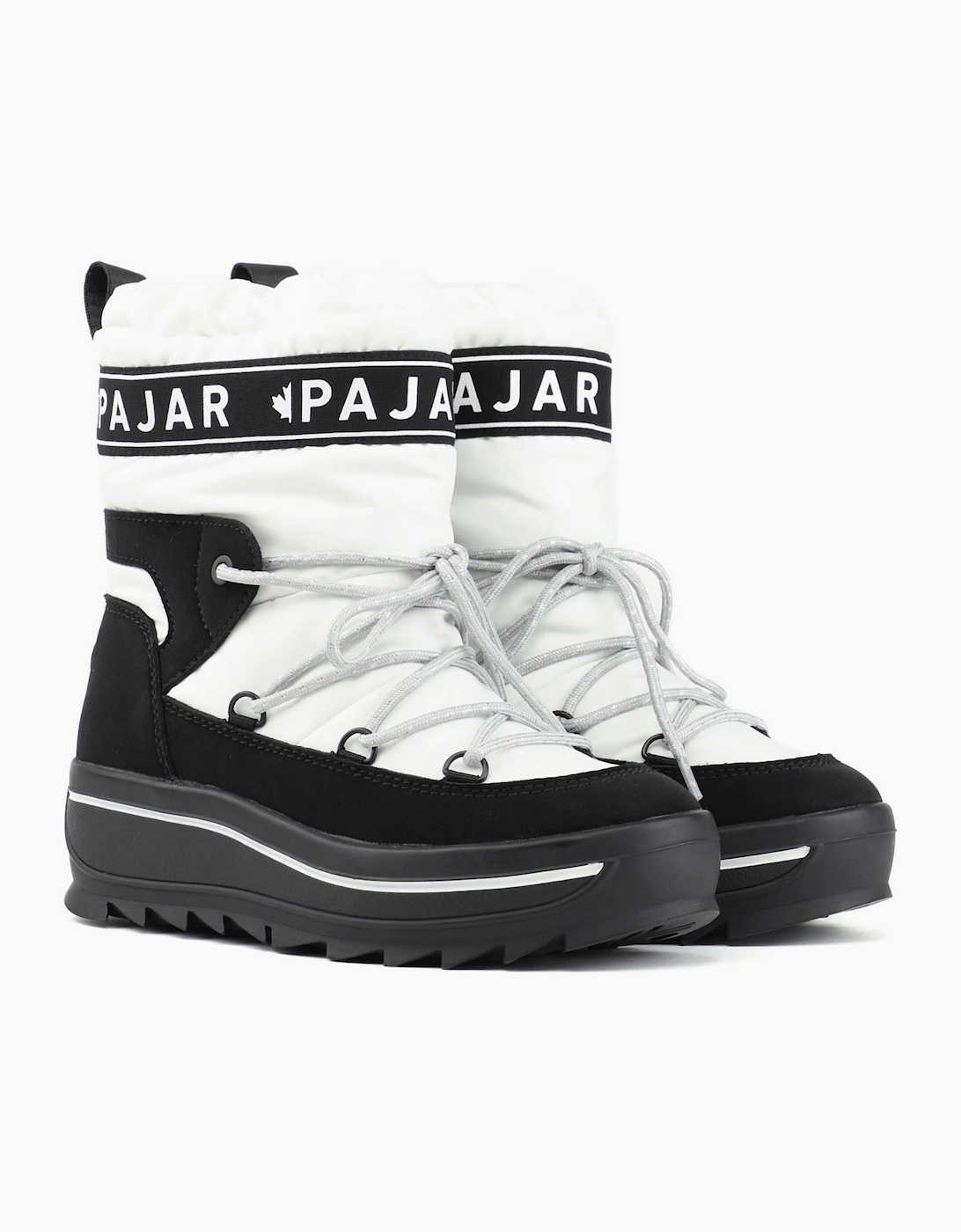 Pajar Women's Pajar Womens Galaxy Pull On Waterproof Snow Boot - White