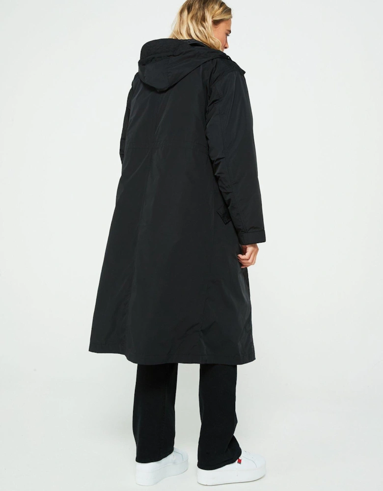 2 In 1 Waterproof Coat - Black