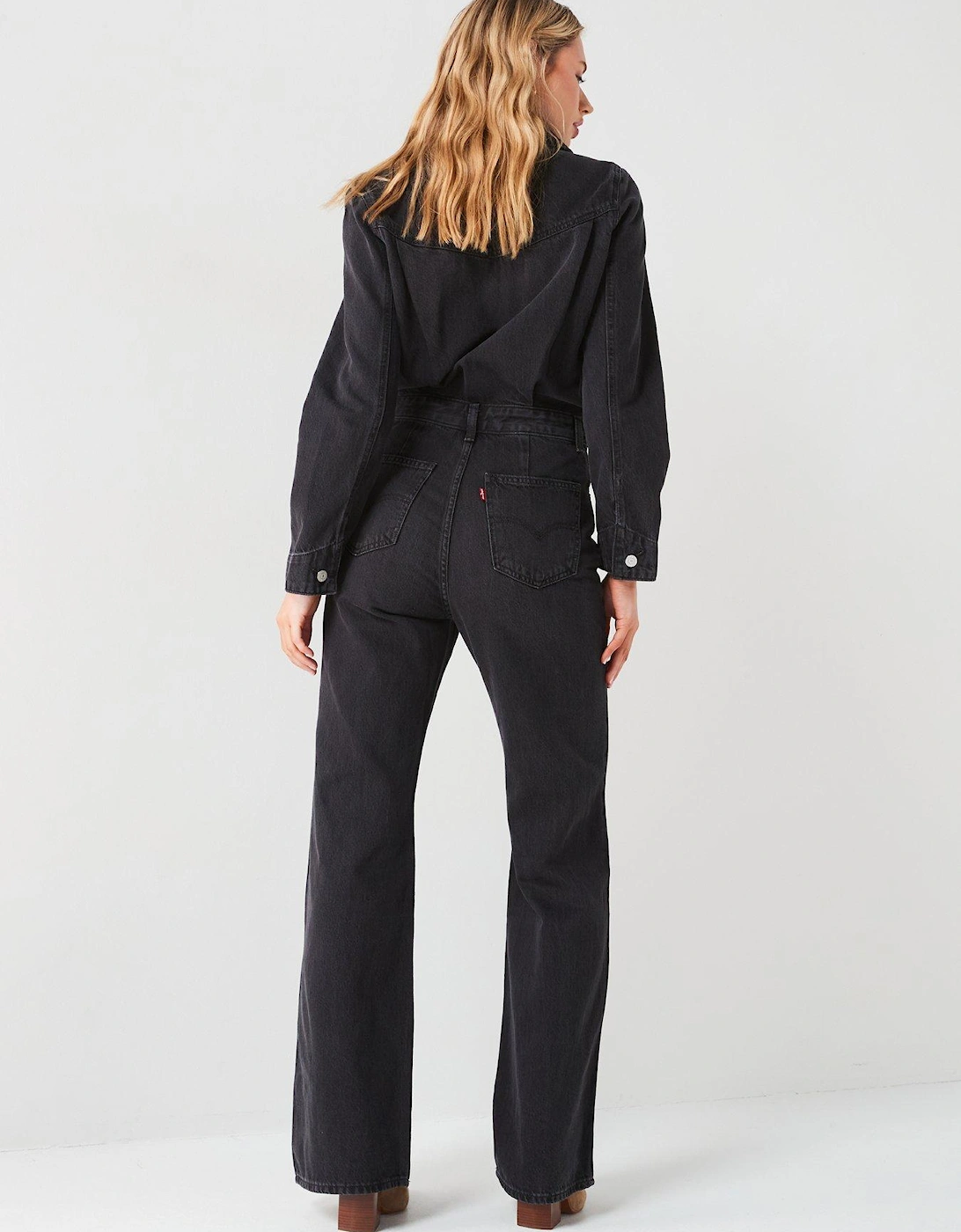 Western Denim Jumpsuit - Travel Suit