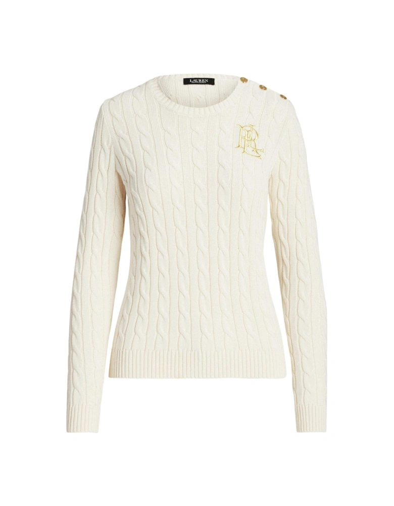 Montiva Long Sleeve Jumper - Cream