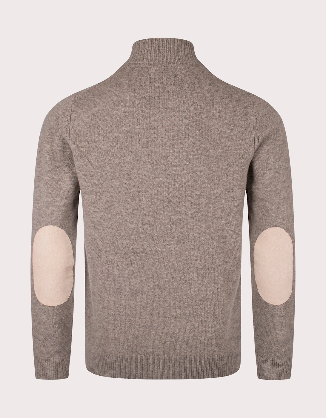 Essential Patch Zip Through Knitted Jumper