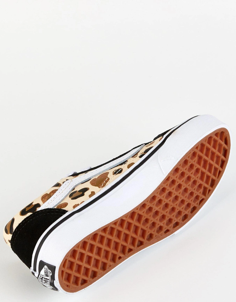 Kid's Old Skool Trainers - Animal Print