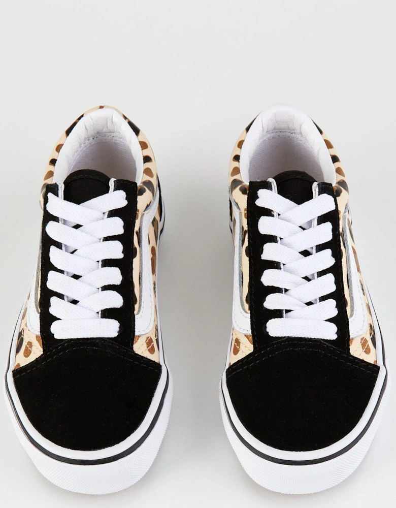 Kid's Old Skool Trainers - Animal Print