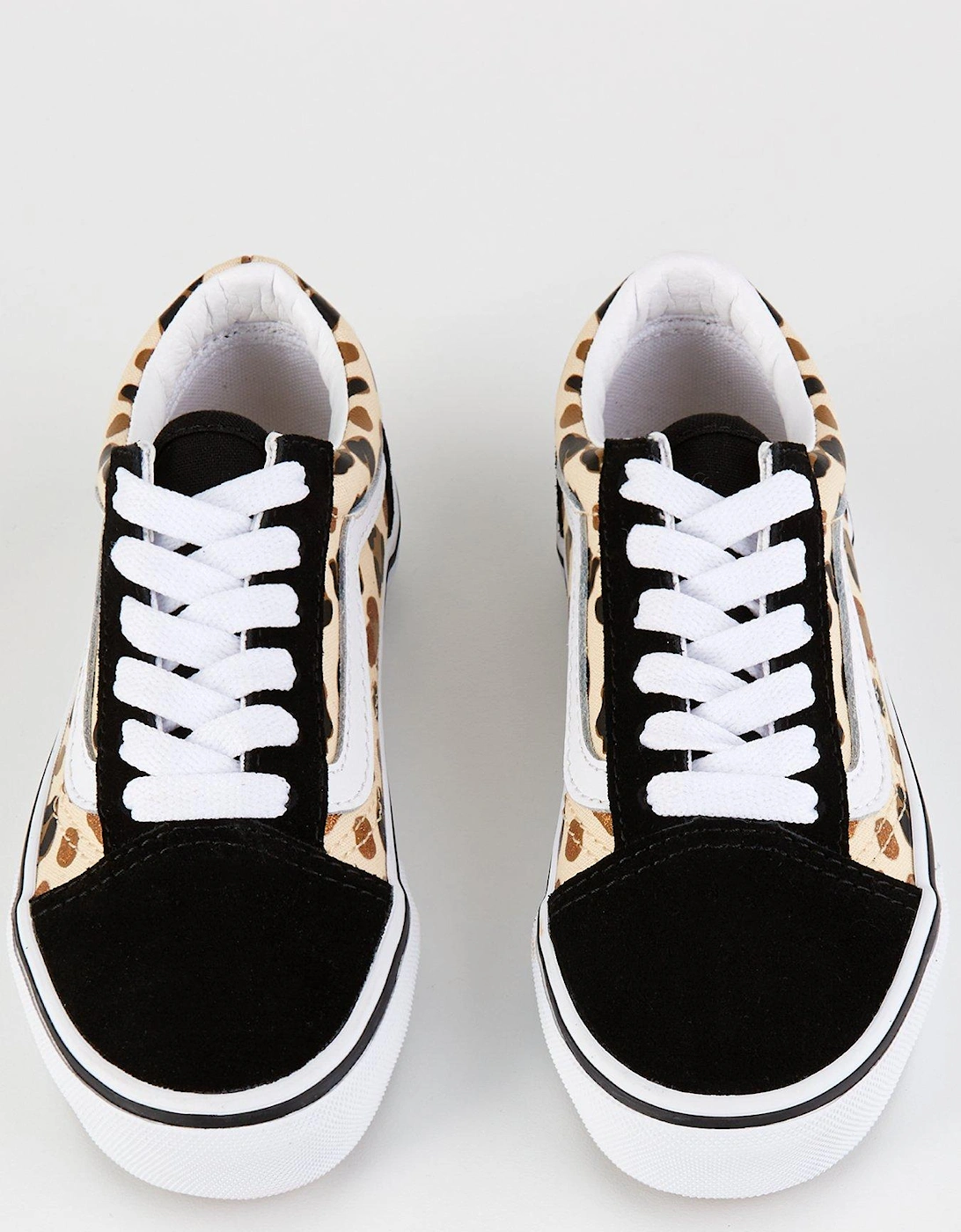 Kid's Old Skool Trainers - Animal Print
