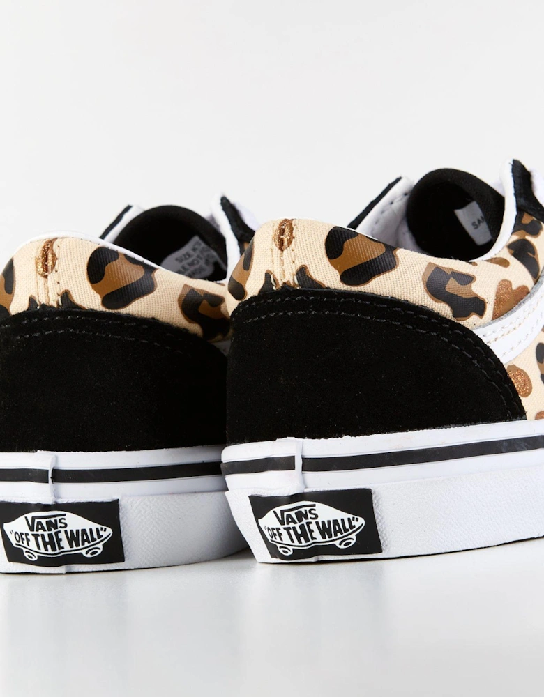 Kid's Old Skool Trainers - Animal Print