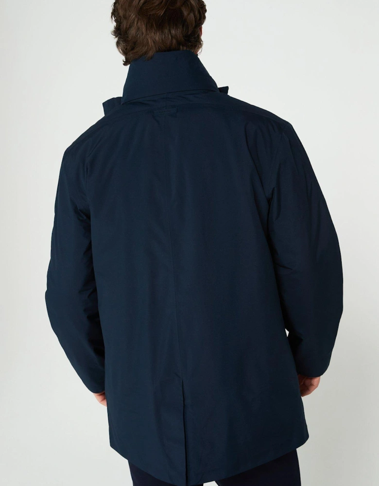 Tech Performance Car Coat - Dark Blue