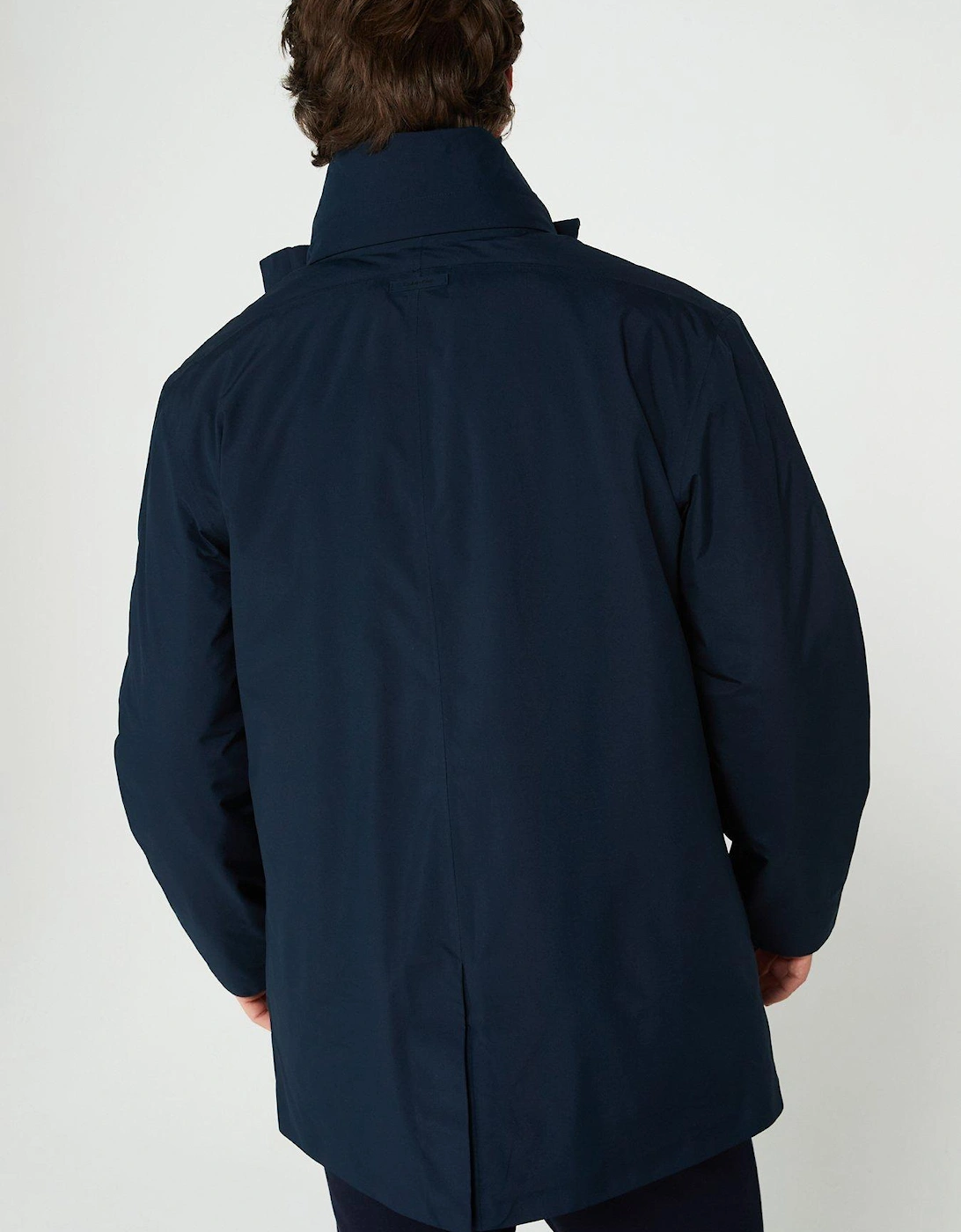 Tech Performance Car Coat - Dark Blue