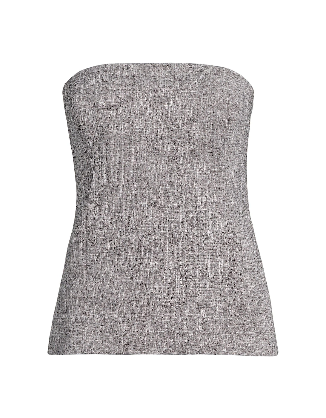 Bandeau 3 Piece Textured Top - Grey