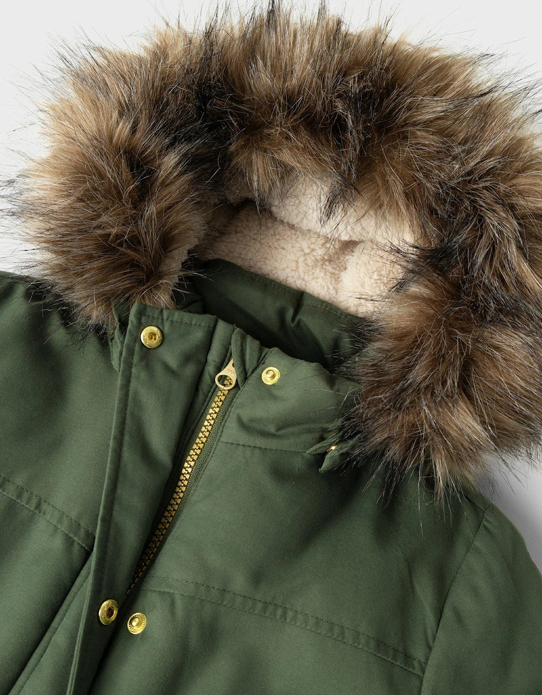 Girls Parka - Khaki