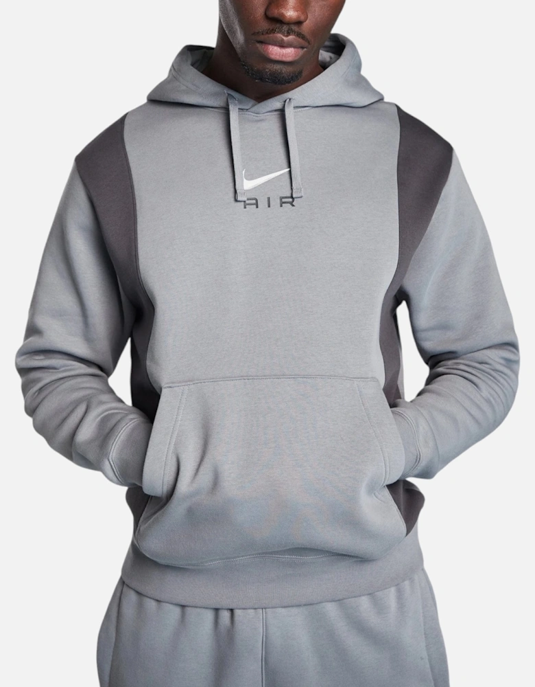 Air Tracksuit Mens Fleece Cargo Joggers Park Swoosh Overhead Panel Hoodie