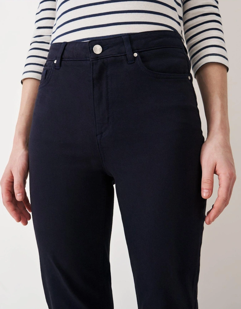 Mia Short Cropped Jean - Navy