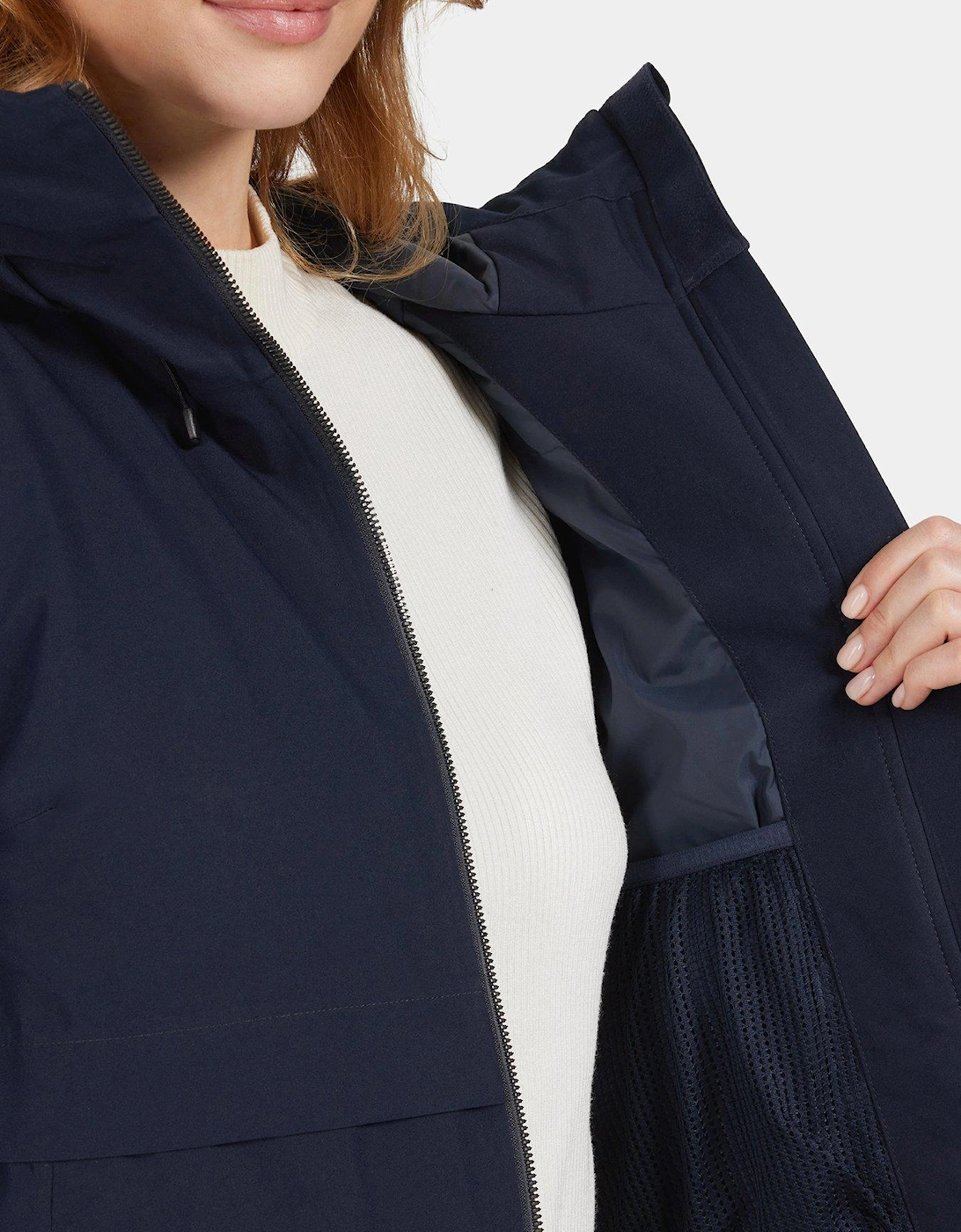 Helle Womens Parka 5-navy