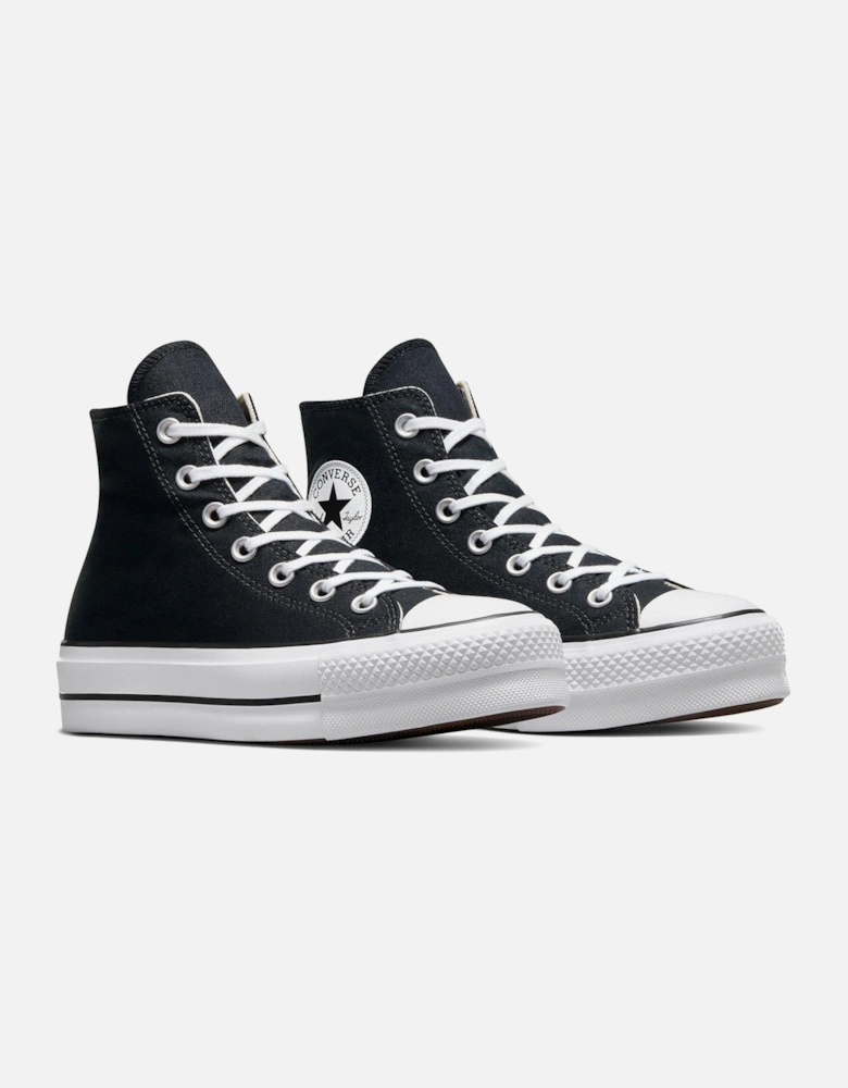 Womens Lift Hi Top Trainers - Black/White