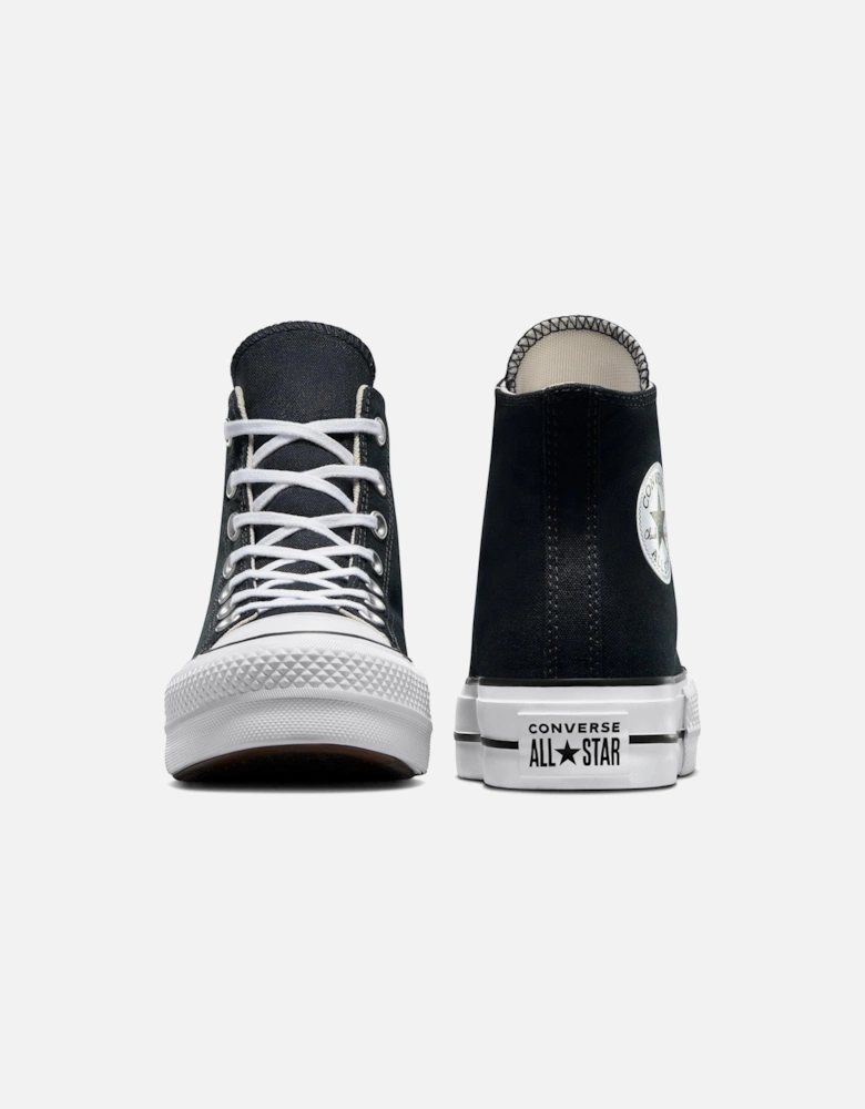 Womens Lift Hi Top Trainers - Black/White