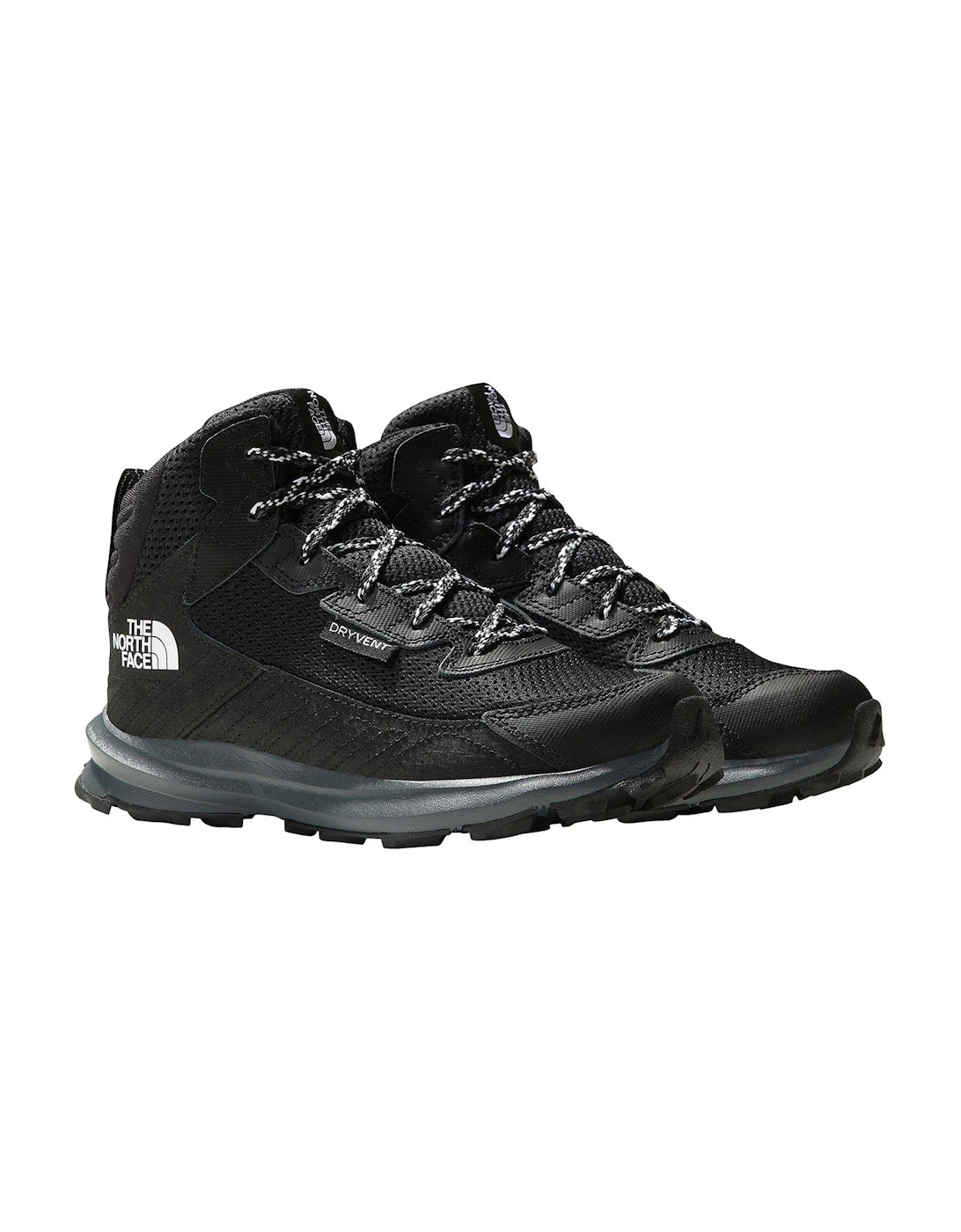 Junior Fastpack Hiker Mid Waterproof Boots - Black