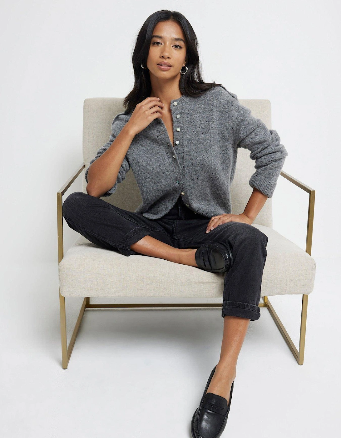 Sculpt Mom Jean - Black