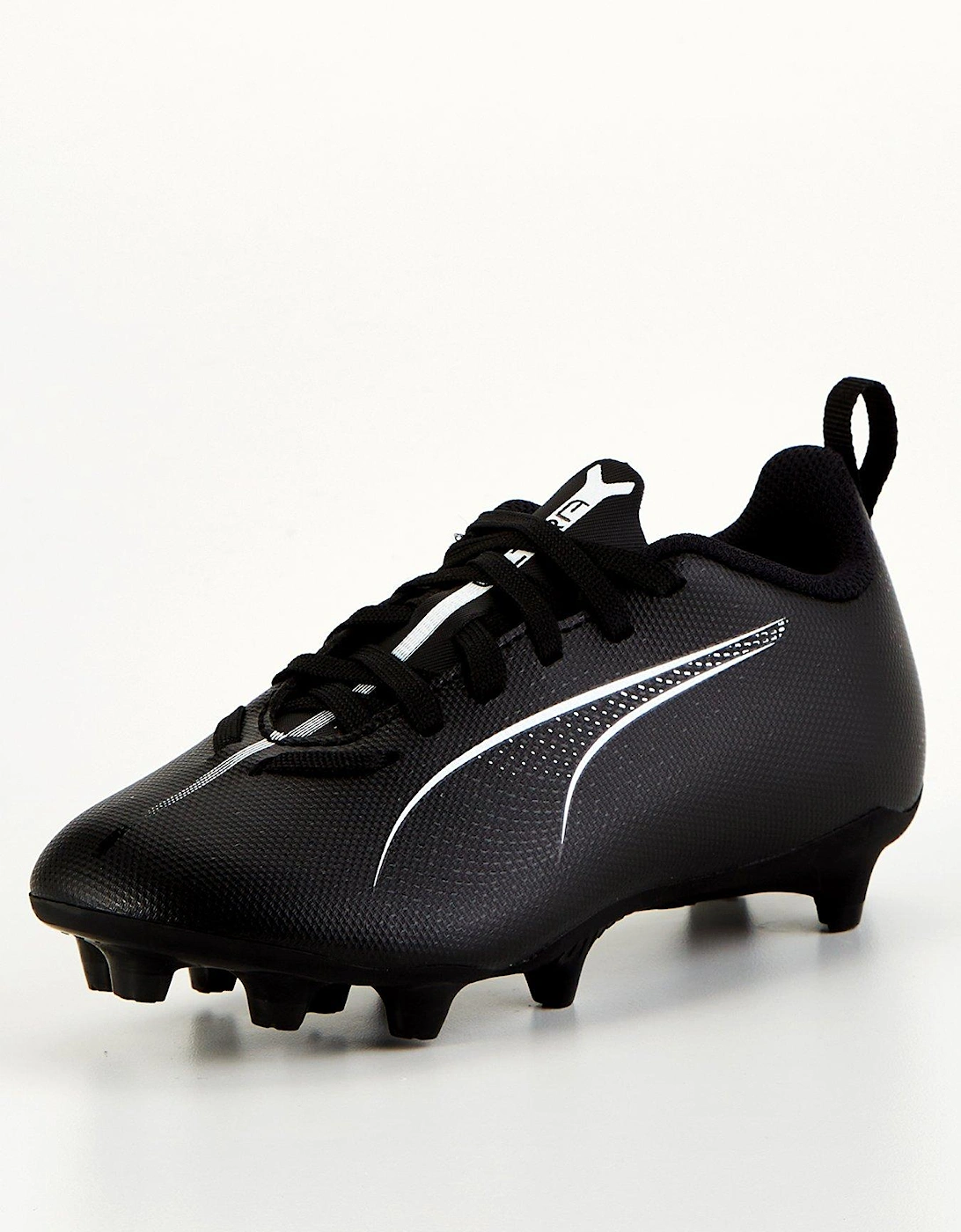 Junior Ultra 5 Play Firm Ground Football Boots - Black