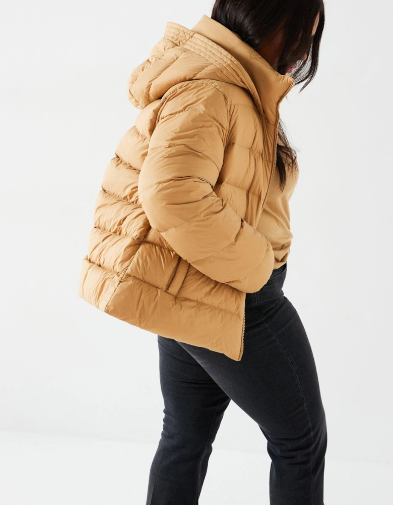 Plus Padded Jacket - Beige