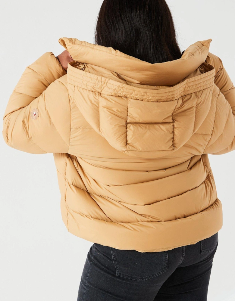 Plus Padded Jacket - Beige