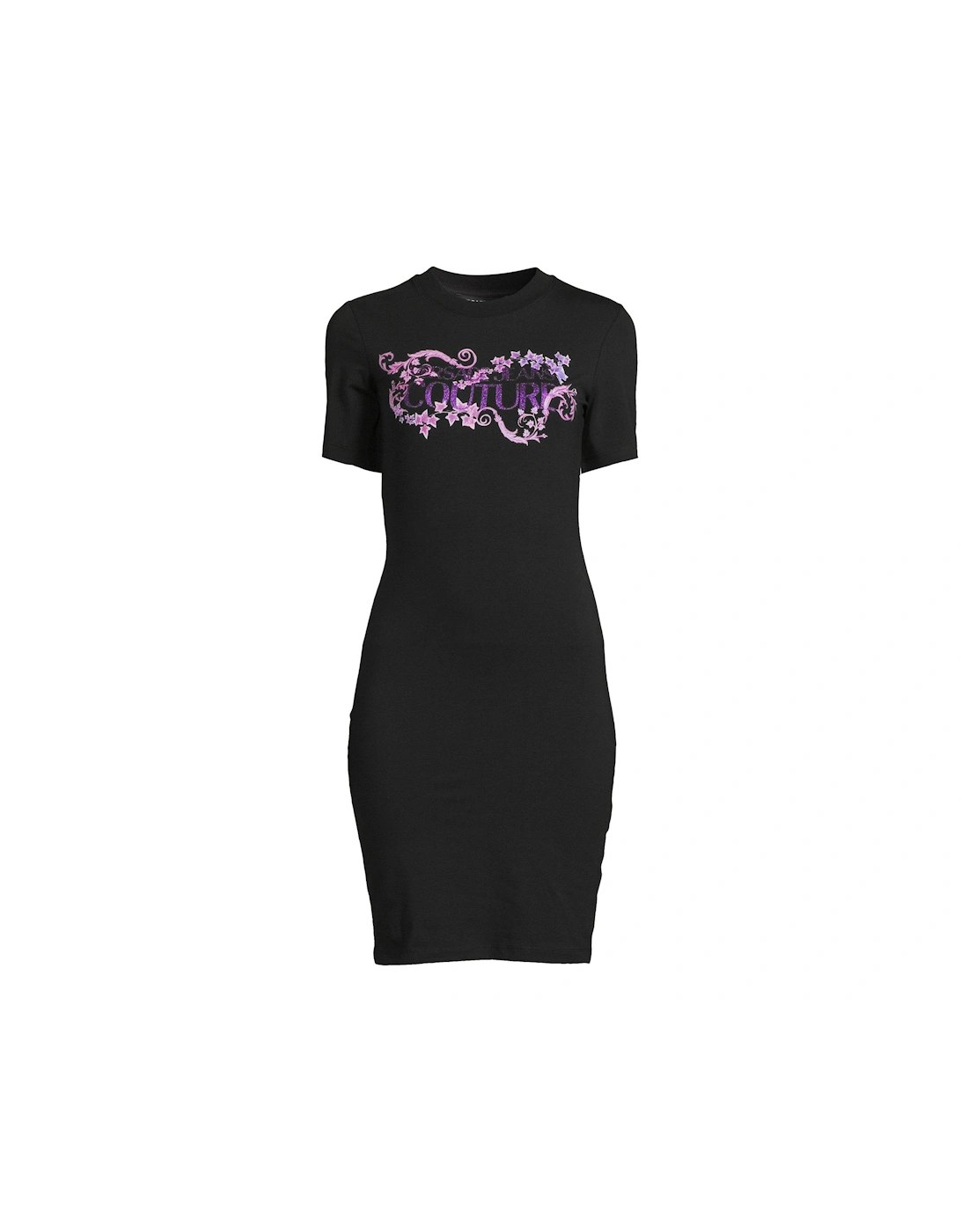 Logo T-Shirt Dress - Black