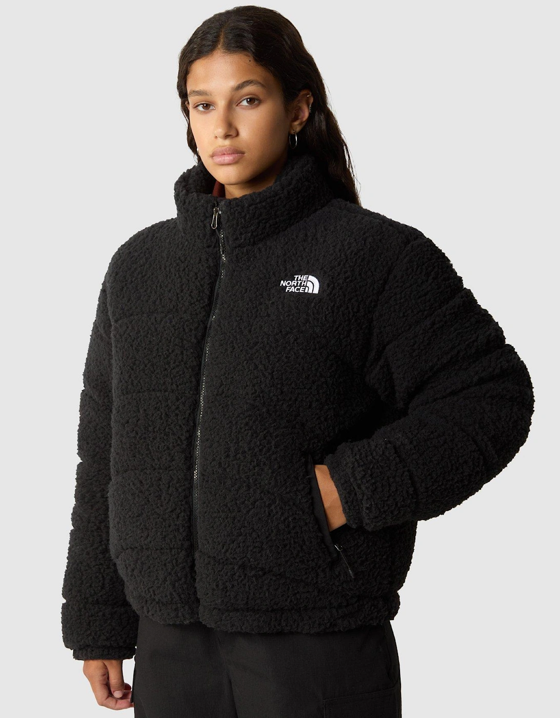 Women's High Pile TNF 2000 Jacket - Black