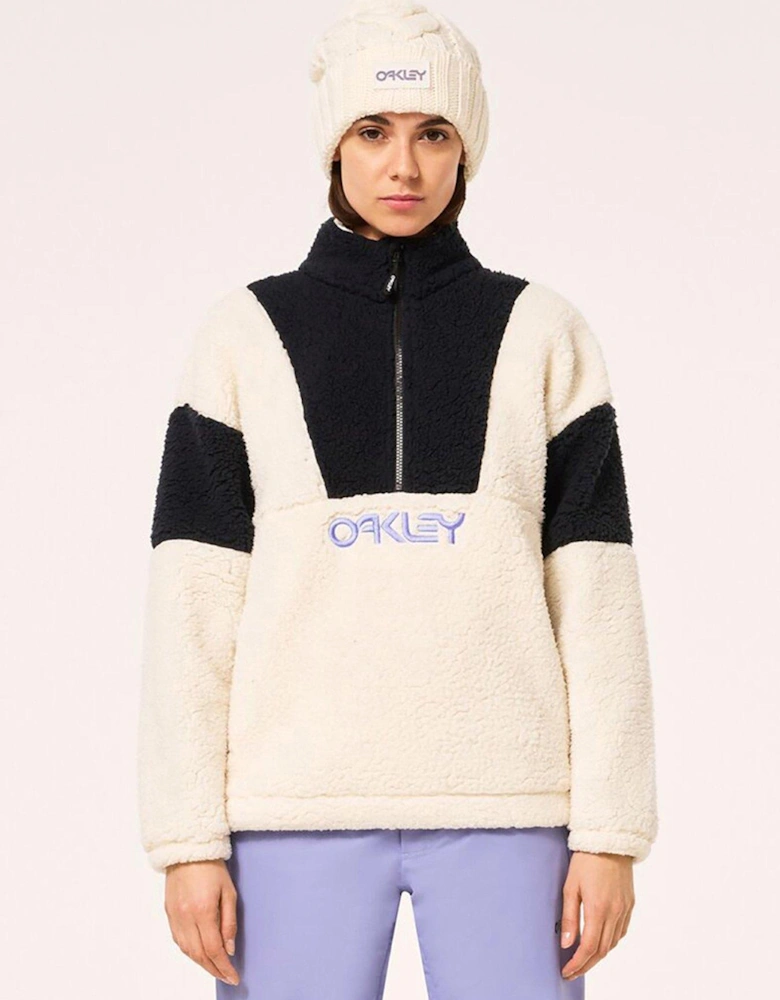 Women's TNP Ember Half Zip RC Fleece - White