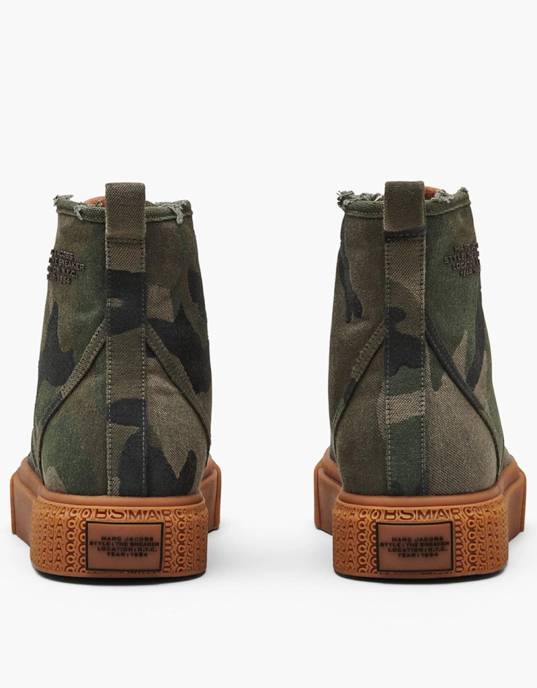 The High Top Sneaker - Camo Multi