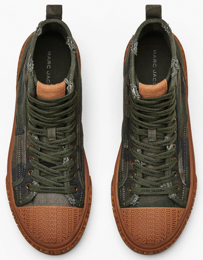 The High Top Sneaker - Camo Multi