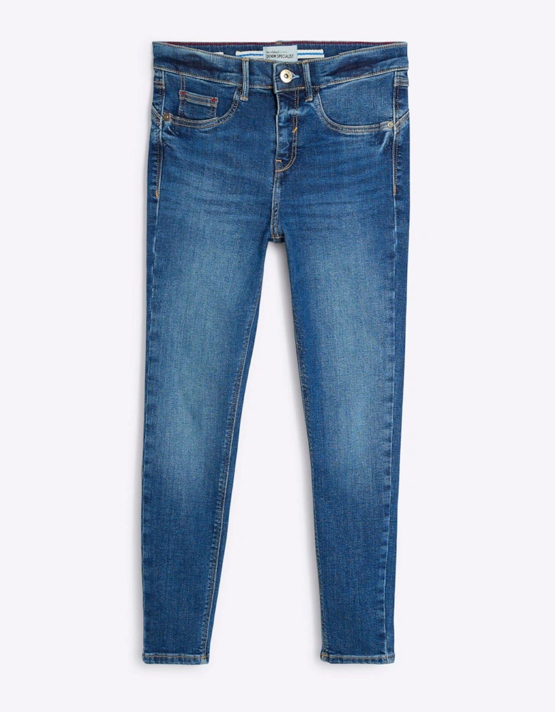 High Rise Skinny Jeans - Medium Denim