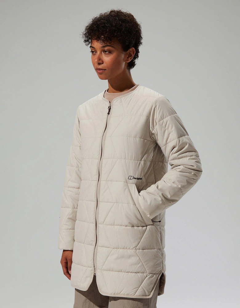 Womens Netherdene Quilted Jacket - Grey