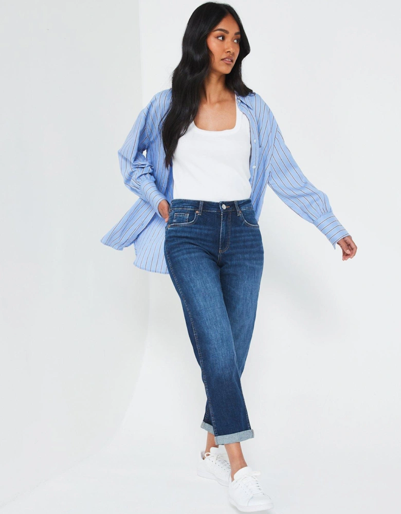 Taylor Boyfriend Jeans - Dark Wash